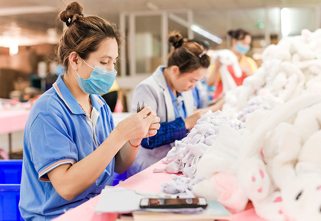 常用的毛绒玩具填充物一般有以下几种